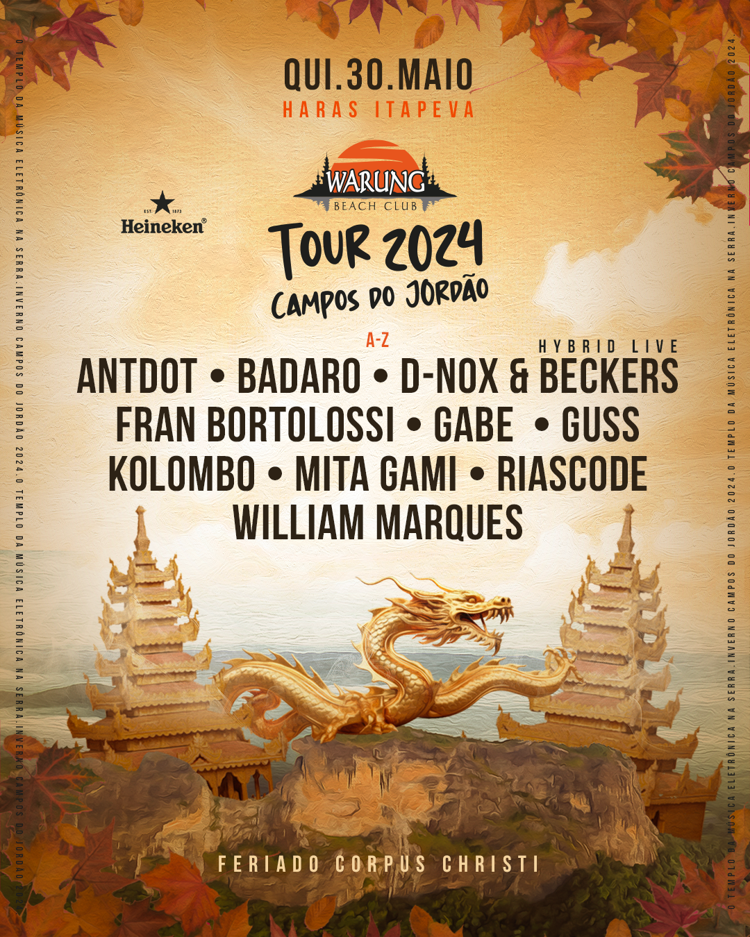 Com 10 nomes nacionais e internacionais, Warung Tour Campos do Jordão 2024 revela lineup completo!